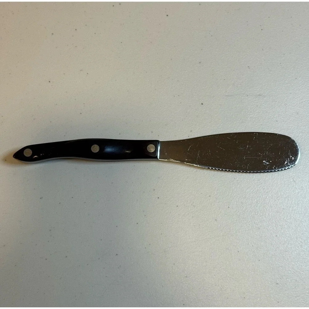 Cutco‎ Classic Brown Spatula Spreader 1768 Kitchen Serrated Knife Made In USA
